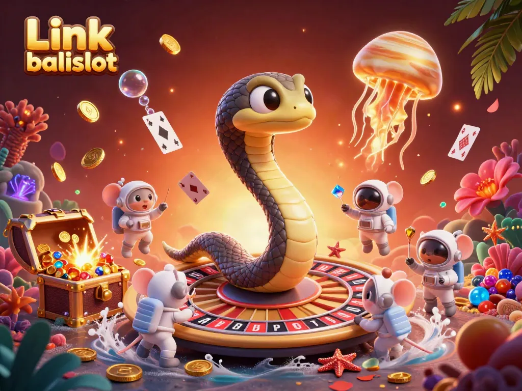 Watch astronaut mice place bets on the Saturn ring roulette wheel at Link balislot.