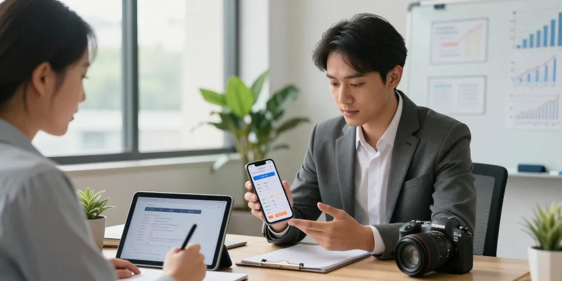 소액결제현금화 상담 모습. 전문가가 클라이언트와의 약속에서 현금화 방법을 설명하고 있습니다.